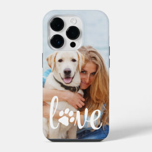 Modern aangepast Afbeelding Pet LOVE Pw Print Hond iPhone 14 Plus Hoesje