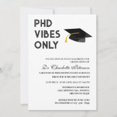 Modern aangepast Afstuderen voor PHD-doctoraatspro Kaart (Voorkant)