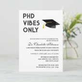 Modern aangepast Afstuderen voor PHD-doctoraatspro Kaart (Staand voorkant)