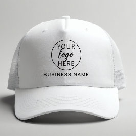 Modern aangepast bedrijfslogo op maat trucker pet