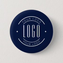 Modern aangepast bedrijfslogo zakelijk merklogo ronde button 5,7 cm