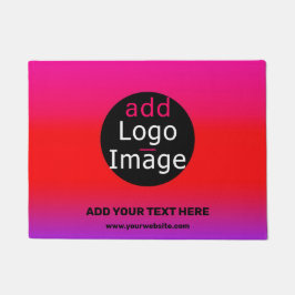 Modern aangepast Business Chic Logo Magenta Paars Deurmat