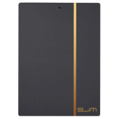 Modern, aangepast klein monogram klembord (Achterkant)