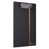 Modern, aangepast klein monogram klembord (Rechts)