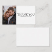 Modern aangepast raster voor foto-weddenschap beda informatiekaartje (Voorkant / Achterkant)