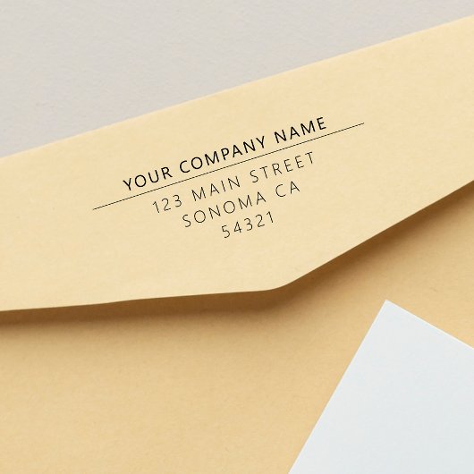 Modern aangepast retouradres voor bedrijven  zelfinktende stempel
