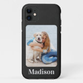 Modern aangepast, stijlvol, kunstleder Case-Mate iPhone case (Achterkant)