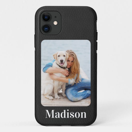 Modern aangepast, stijlvol, kunstleder Case-Mate iPhone case (Achterkant)