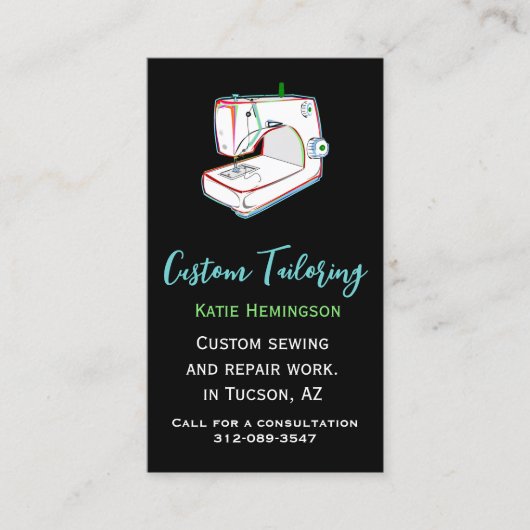 Modern aangepast Visitekaartje (Voorkant)