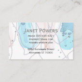 modern aangepast visitekaartje om je te personalis (Achterkant)