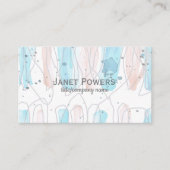 modern aangepast visitekaartje om je te personalis (Voorkant)