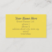 modern aangepast visitekaartje om je te personalis (Achterkant)