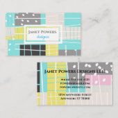 modern aangepast visitekaartje om je te personalis (Voorkant / Achterkant)