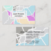 modern aangepast visitekaartje om je te personalis (Voorkant / Achterkant)