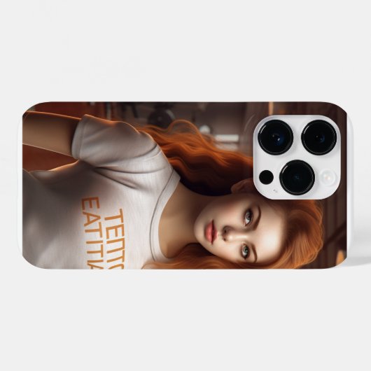 Modern aangepaste Apple iPhone-draagtas Case-Mate iPhone Case (Achterkant (horizontaal))