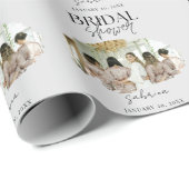 Modern aangepaste foto Vrijgezellenfeest Cadeaupapier (Rol Hoek)