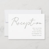 Modern aangepaste repetitie diner salie groen wit kaart (Voorkant)