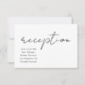 Modern aangepaste repetitie voor binnenste bruilof kaart (Voorkant)