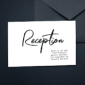 Modern aangepaste , stijlvolle bruiloft kaart