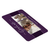 Modern | Aankondiging Afstudeerder foto Elegant 2 Magneet (Rechterzijde)