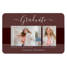 Modern | Aankondiging Afstudeerder foto Elegant 2