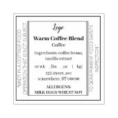 Modern aanpasbaar huisvoedsel rubberstempel (Afrduk)