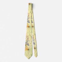 Modern Abstrac Business Pattern Yellow Stropdas
