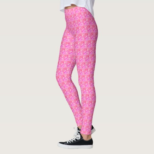 MODERN abstract aantrekken in lichtroze - Leggings (Links)