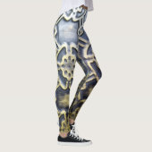 Modern abstract Afrikaans patroon Leggings (Rechts)