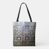 Modern abstract Afrikaans patroon Tote Bag (Achterkant)