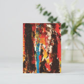 Modern Abstract Art Briefkaart (Staand voorkant)