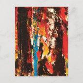 Modern Abstract Art Briefkaart (Voorkant)
