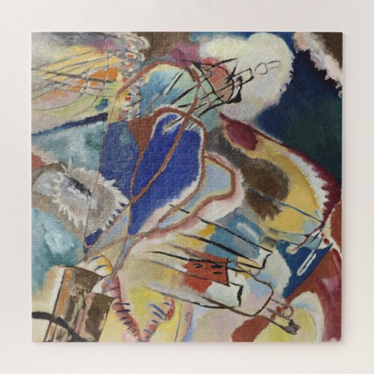 Modern Abstract Art Improvisation No. 30 Kandinsky Legpuzzel (Horizontaal)