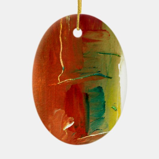Modern Abstract Art Keramisch Ornament (Voorkant)