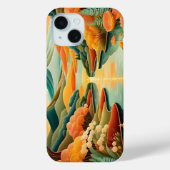 Modern Abstract Art phone case (Achterkant)