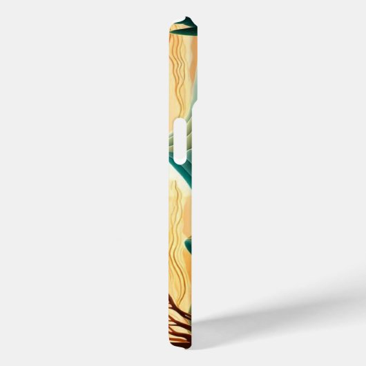 Modern Abstract Art phone case (Achterkant / Rechts)