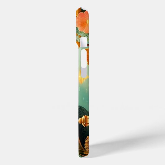 Modern Abstract Art phone case (Achterkant / Links)