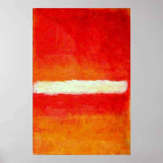 Modern Abstract Art Poster - Rothko Stijl (Voorkant)
