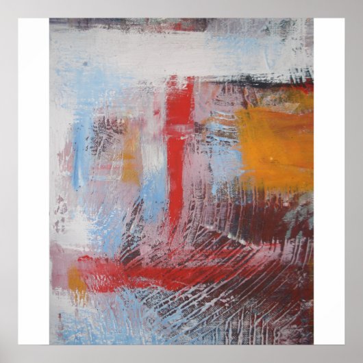 Modern Abstract Art Print Poster (Voorkant)