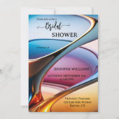 Modern Abstract Art Vrijgezellenfeest Kaart (Voorkant)