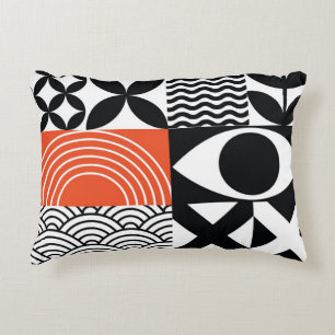 Modern Abstract: Artistiek Design Canvas. Accent Kussen