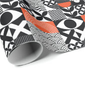 Modern Abstract: Artistiek Design Canvas. Cadeaupapier (Rol Hoek)