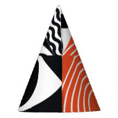 Modern Abstract: Artistiek Design Canvas. Feesthoedjes (Achterkant)