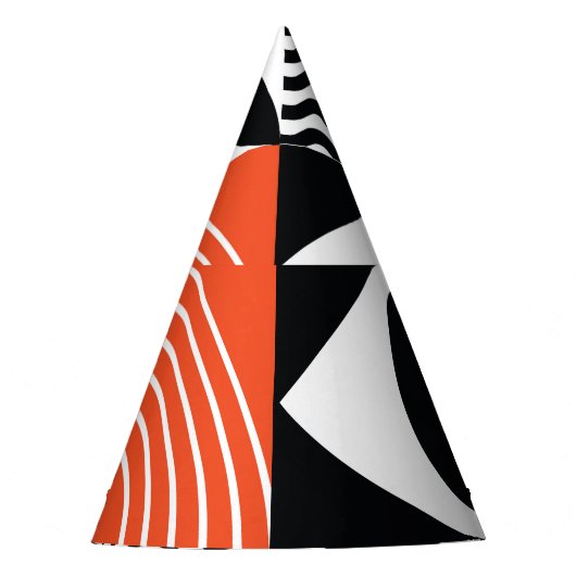 Modern Abstract: Artistiek Design Canvas. Feesthoedjes (Voorkant)