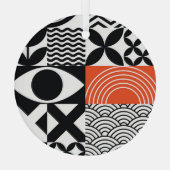 Modern Abstract: Artistiek Design Canvas. Glas Ornament (Achterkant)