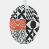 Modern Abstract: Artistiek Design Canvas. Glas Ornament (Voorkant Rechts)