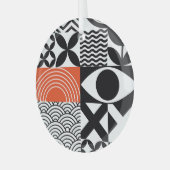 Modern Abstract: Artistiek Design Canvas. Glas Ornament (Voorkant links)