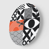 Modern Abstract: Artistiek Design Canvas. Grote Klok (Hoek)