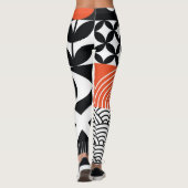 Modern Abstract: Artistiek Design Canvas. Leggings (Achterkant)