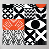 Modern Abstract: Artistiek Design Canvas. Poster (Voorkant)